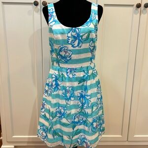 LILLY PULITZER DRESS striped floral party graduation